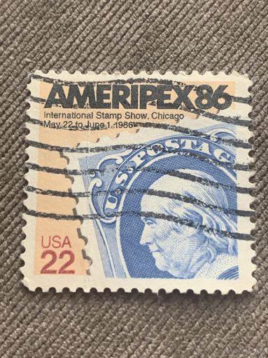 США 1986. Международная Филвыставка Ameripex86 в Чикаго