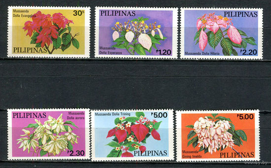 Филиппины - 1979 - Цветы - [Mi. 1289-1294] - полная серия - 6 марок. MNH.  (Лот 57Jp)-T4P17