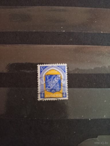 1956 французская колония Алжир герб (3-3)