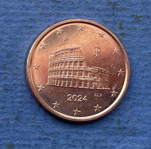 Италия 5 евроцентов 2024