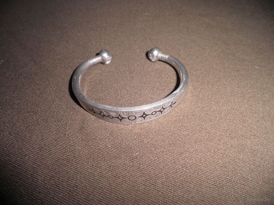 Браслет,серебро,чернь 1980-е г.Мавритания.Западная Африка.(лот 01).С рубля.