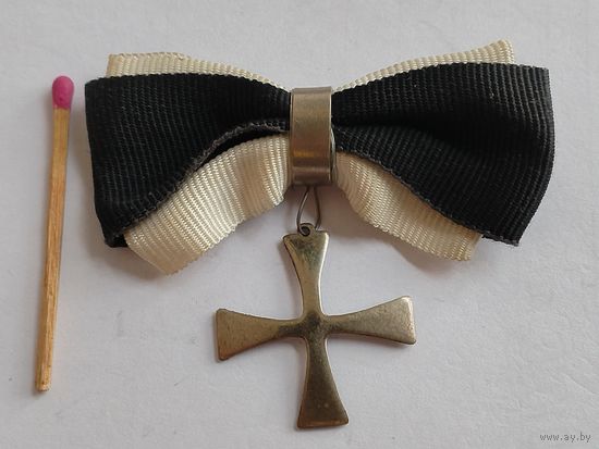 Знак-фрачник ФРГ. Железный крест. нержавейка