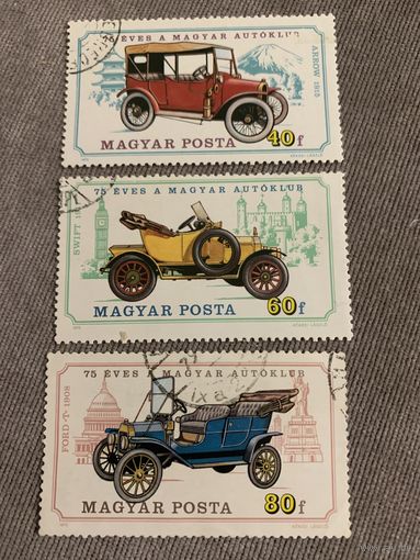 Венгрия 1975. Классические автомобили