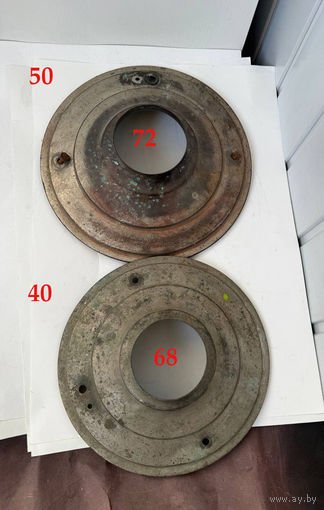 Крышка от старинного самовара Г.М.З. в Кольчугине Латунь/томпак Цена разная