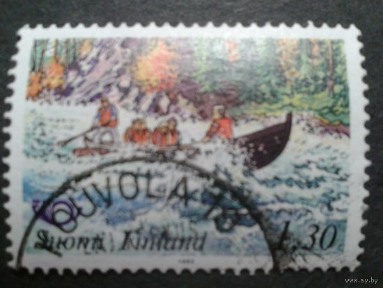 Финляндия 1983 водный туризм